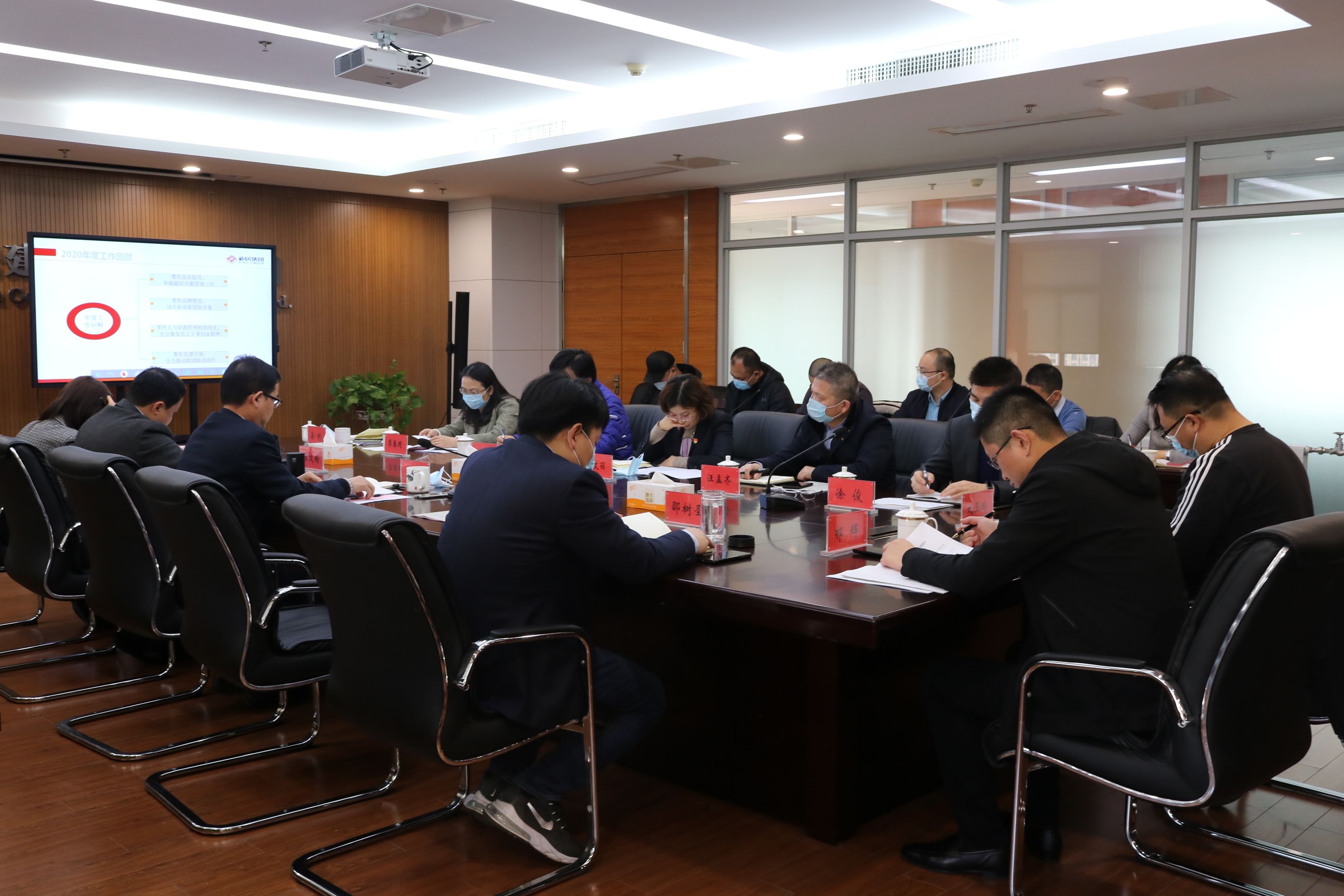 3868la银河总站集团召开2020年度部分（子公司）述职汇报暨事情务虚会